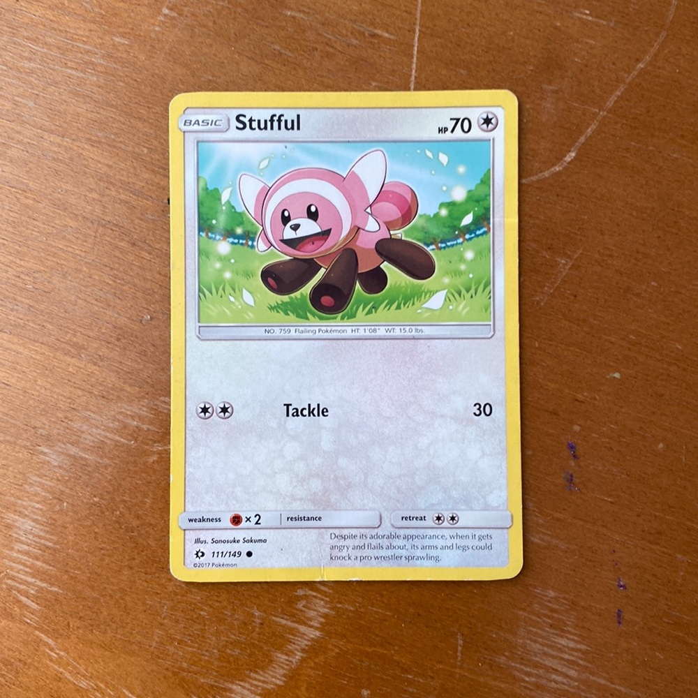 Stufful Pokémon Card